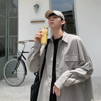 Embroidered Young Long Sleeve Youth Shirt Autumn Camisa Masculina Streetwear Men Wild Casual Loose Clothes Hip Hop Party Dress
Embroidered Young Long Sleeve Youth Shirt Autumn Camisa Masculina Streetwear Men Wild Casual Loose Clothes Hip Hop Party Dress