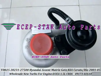 Free Ship TD025 28231-27500 27500 49173-02620 49173-02610 Turbo For HYUNDAI Accent Getz Matrix For KIA Cerato Rio D3EA 1.5L CRDI
Free Ship TD025 28231-27500 27500 49173-02620 49173-02610 Turbo For HYUNDAI Accent Getz Matrix For KIA Cerato Rio D3EA 1.5L CRDI