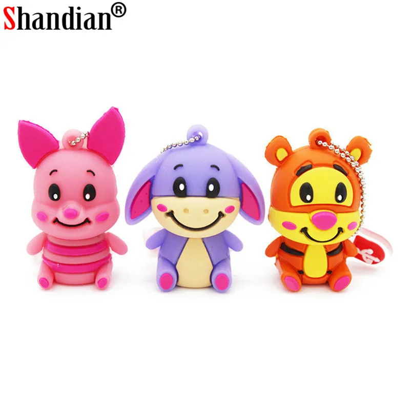 SHANDIAN USB 2.0 Flash Drive 64GB Cartoon Super Cute Donkey/Tiger/Pig Pen Drive 32GB Pendrive 16GB 4GB New Cle USB Memory Stick
SHANDIAN USB 2.0 Flash Drive 64GB Cartoon Super Cute Donkey/Tiger/Pig Pen Drive 32GB Pendrive 16GB 4GB New Cle USB Memory Stick