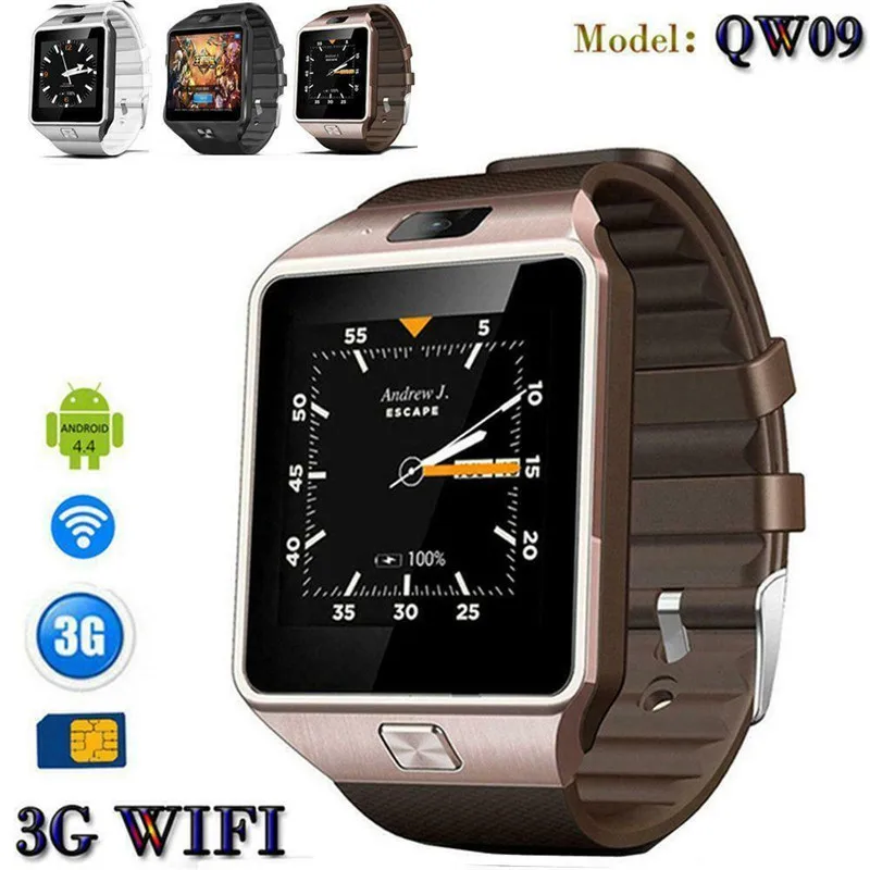 QW09 Smart Watch Android WIFI 3G 512MB 4GB Bluetooth 4.0 Real-Pedometer SIM Card Call Anti-lost Smart Watch for Men Women
QW09 Smart Watch Android WIFI 3G 512MB 4GB Bluetooth 4.0 Real-Pedometer SIM Card Call Anti-lost Smart Watch for Men Women