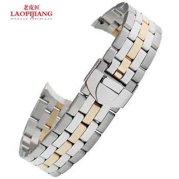 Luxurious 20mm 21mm stainless steel Watchband for man silver and silver mix gold color bracelets straps with special buckle
Luxurious 20mm 21mm stainless steel Watchband for man silver and silver mix gold color bracelets straps with special buckle
