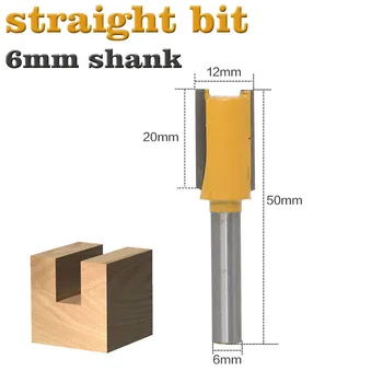 6mm Shank high quality Straight/Dado Router Bit Set 12mm Diameter Wood Cutting Tool
6mm Shank high quality Straight/Dado Router Bit Set 12mm Diameter Wood Cutting Tool