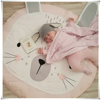 90CM Round Baby Playmat Nursery Rug Crawling Mat Teepee Floor Mats kids Play Rugs Creeping Children Room Decorative Carpet Pads 
90CM Round Baby Playmat Nursery Rug Crawling Mat Teepee Floor Mats kids Play Rugs Creeping Children Room Decorative Carpet Pads