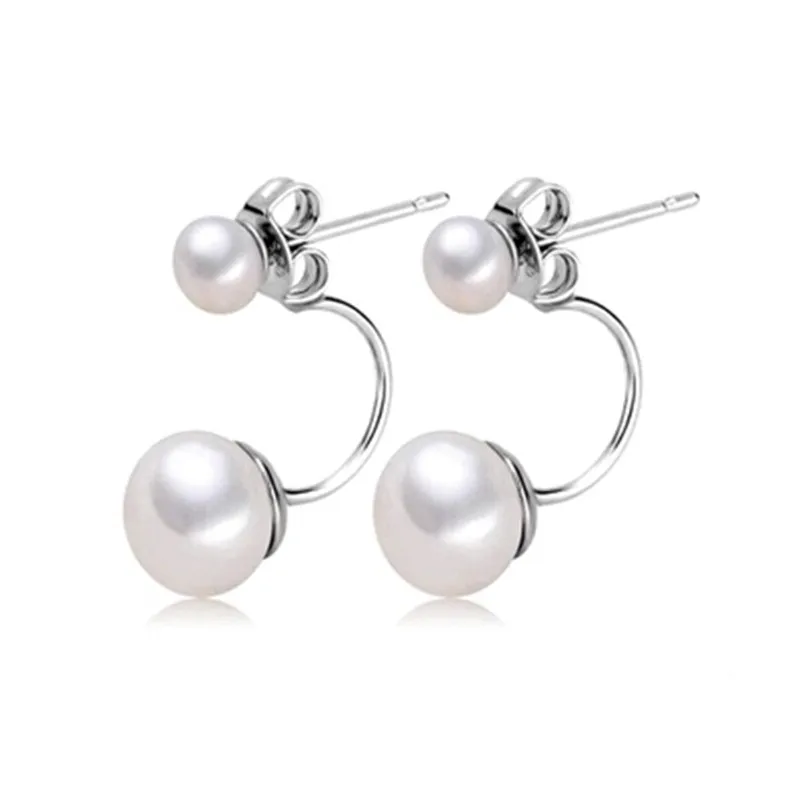 2016 Natural Pearl Earrings Pearl For Women Jewelry 925 Sterling Silverr Oblate Double Pearl Earrings Wedding Jewelry
2016 Natural Pearl Earrings Pearl For Women Jewelry 925 Sterling Silverr Oblate Double Pearl Earrings Wedding Jewelry