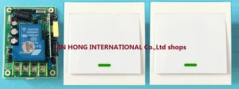 AC85V-250V 3000W RF Wireless Remote Control Switch System @ Smart Home Light With Wall Transmitter 1*receiver +2*remote control
AC85V-250V 3000W RF Wireless Remote Control Switch System @ Smart Home Light With Wall Transmitter 1*receiver +2*remote control