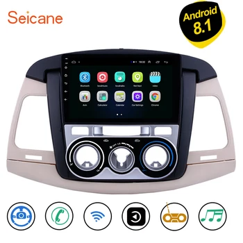 Seicane Android 8.1 Car GPS Navigation Radio Unit Player For Toyota Innova Manual A/C 2007 2008 2009 2010 2011 2Din Auto Stereo
Seicane Android 8.1 Car GPS Navigation Radio Unit Player For Toyota Innova Manual A/C 2007 2008 2009 2010 2011 2Din Auto Stereo
