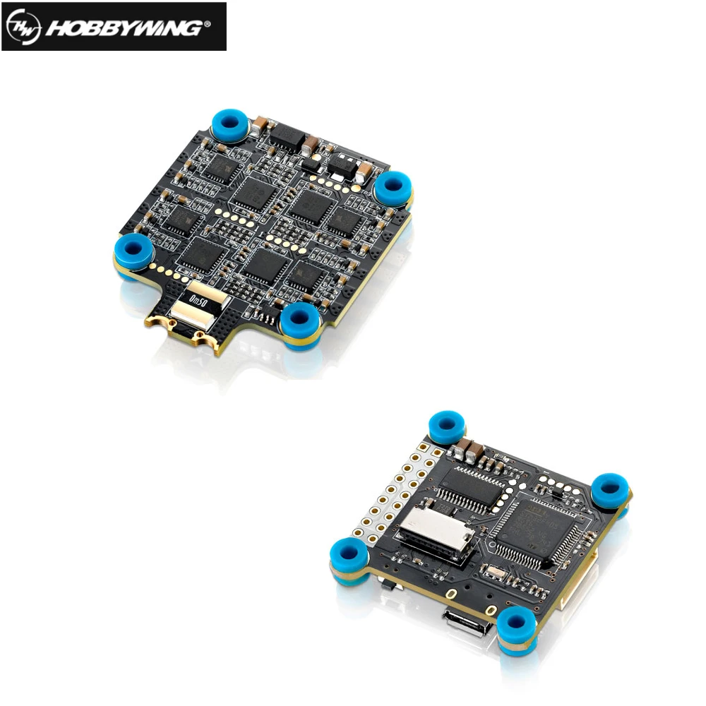 Контроллер Hobbywing XRotor Micro 45A 60A 4 в 1 BLHeli32 6S ESC & Flight F4 G2 G3 для FPV гоночного дрона