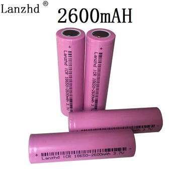 Battery 18650 Rechargeable Battery 3.7v Li-ion 2600MAH original Batteries For LED Flashlights battery Wholesale
Battery 18650 Rechargeable Battery 3.7v Li-ion 2600MAH original Batteries For LED Flashlights battery Wholesale