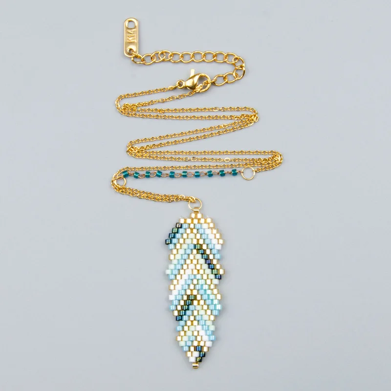 Fashion Delicas Miyuki Multicolor Leaf-shaped Mini Crystal Beads Bohemia Braided Necklaces for Women Jewelry Gifts Accessories
Fashion Delicas Miyuki Multicolor Leaf-shaped Mini Crystal Beads Bohemia Braided Necklaces for Women Jewelry Gifts Accessories