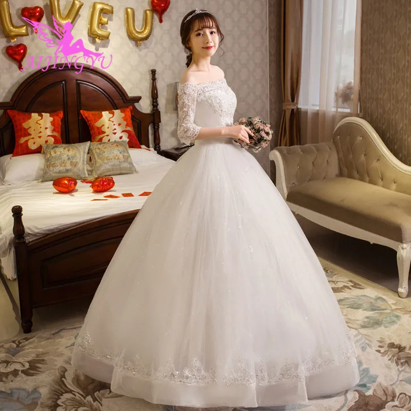 AIJINGYU 2018 princess free shipping new hot selling cheap ball gown lace up back formal bride dresses wedding dress WK591
AIJINGYU 2018 princess free shipping new hot selling cheap ball gown lace up back formal bride dresses wedding dress WK591