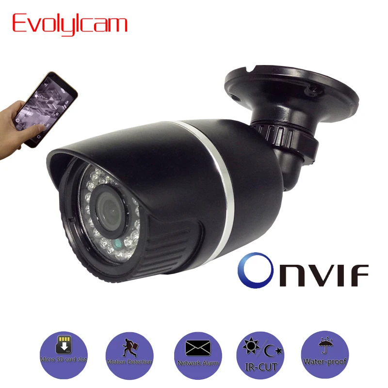 Evolylcam Wired Full-HD 1080P 2MP Sony imx323 Sensor Micro SD/TF card slot IP Camera Network Alarm P2P Onvif CCTV Security Cam
Evolylcam Wired Full-HD 1080P 2MP Sony imx323 Sensor Micro SD/TF card slot IP Camera Network Alarm P2P Onvif CCTV Security Cam