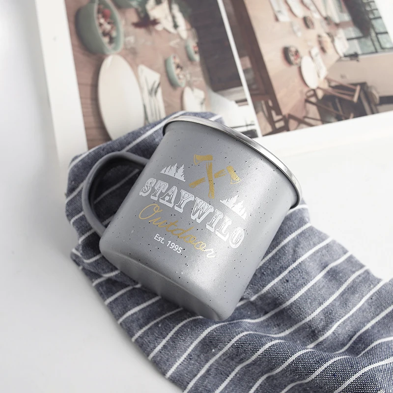 WAF STAYWILO Camp Mug Wandering For The Outdoor Mountain Travel Cup Personalized Enamel Mug Best Gift For Friend
WAF STAYWILO Camp Mug Wandering For The Outdoor Mountain Travel Cup Personalized Enamel Mug Best Gift For Friend