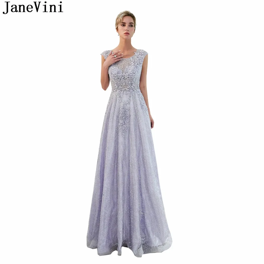 JaneVini 2018 Vintage Lace Long Bridesmaid Dresses with Applique Scoop Neck Luxury Beaded Illusion Back Arabic Formal Prom Gowns
JaneVini 2018 Vintage Lace Long Bridesmaid Dresses with Applique Scoop Neck Luxury Beaded Illusion Back Arabic Formal Prom Gowns