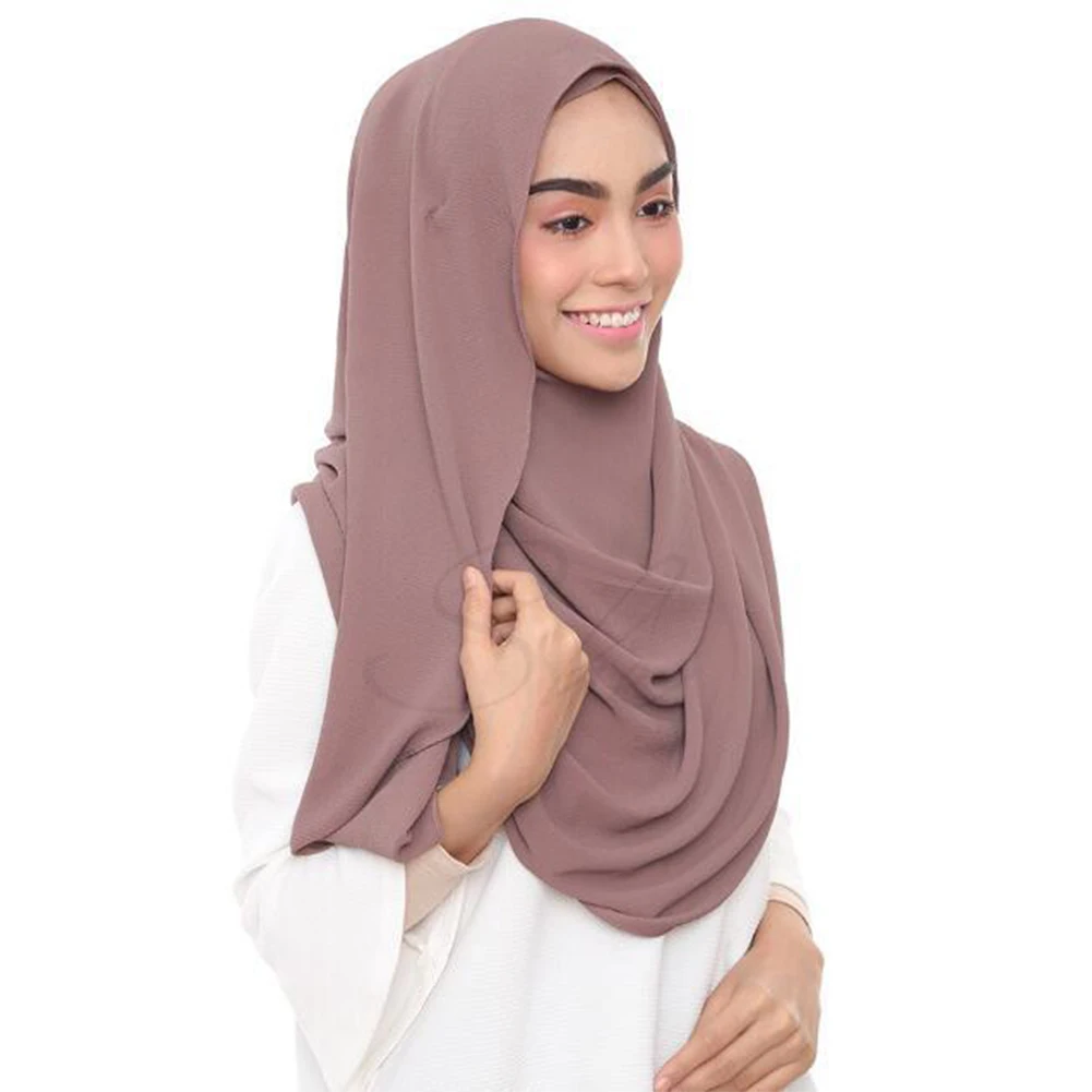 Malaysia Design Instant Plain Two Loops Bubble Chiffon Scarf Shawls Two Face Hijab Muslim 180*75cm Need Wear Undercap
Malaysia Design Instant Plain Two Loops Bubble Chiffon Scarf Shawls Two Face Hijab Muslim 180*75cm Need Wear Undercap
