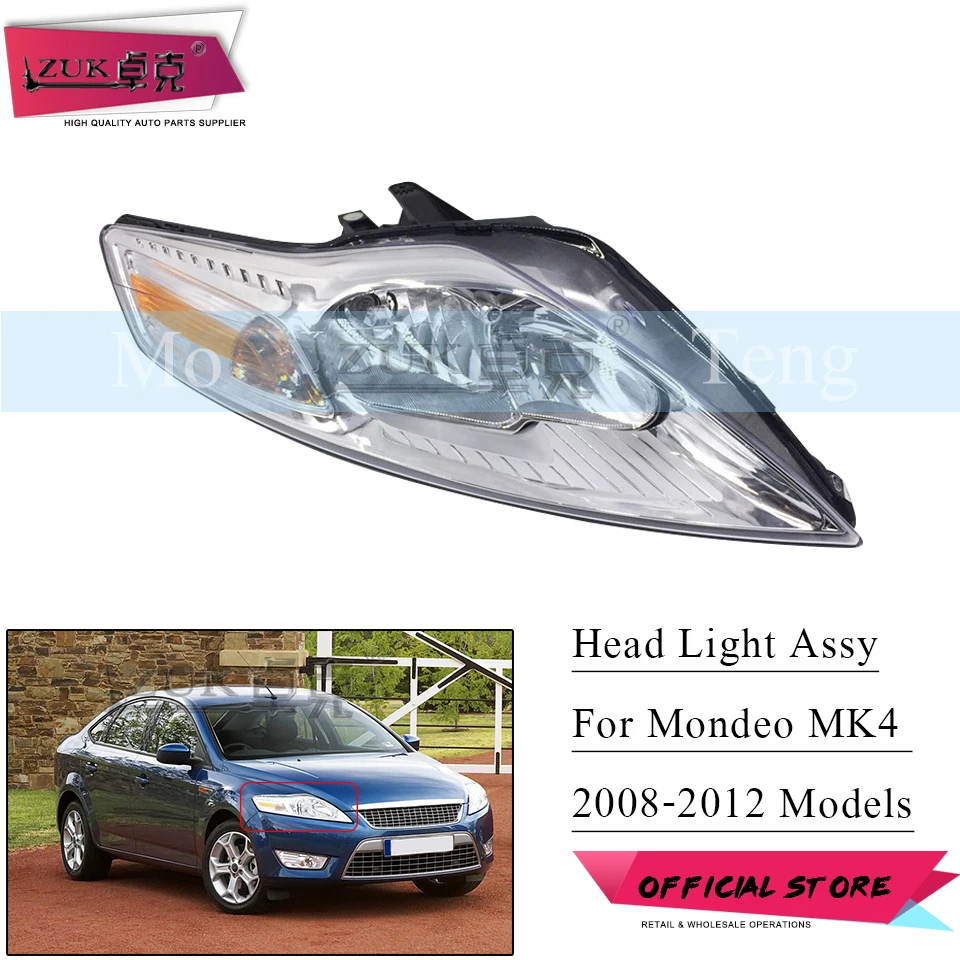 ZUK Front Bumper Headlight Headlamp Head Lamp Assy Halogen Head Lamp Light For Ford MONDEO MK4 2008 2009 2010 2011 2012
ZUK Front Bumper Headlight Headlamp Head Lamp Assy Halogen Head Lamp Light For Ford MONDEO MK4 2008 2009 2010 2011 2012