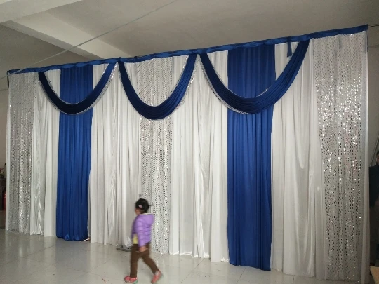 Royal Swag Wedding Backdrop Curtain with Swag Wedding Stage Backdrops 20ft (w) x 10ft (h) for Party Wedding decoration Free UPS
Royal Swag Wedding Backdrop Curtain with Swag Wedding Stage Backdrops 20ft (w) x 10ft (h) for Party Wedding decoration Free UPS