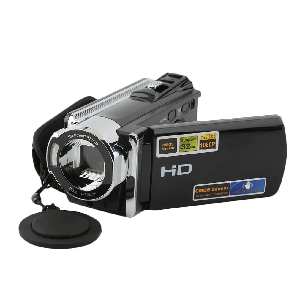 Full HD 1080P Digital Video Camera 20M pixels Automatic Identification of Smiling Face 2.7 inch LCD 16x Zoom Camcorder DV 3MP
Full HD 1080P Digital Video Camera 20M pixels Automatic Identification of Smiling Face 2.7 inch LCD 16x Zoom Camcorder DV 3MP