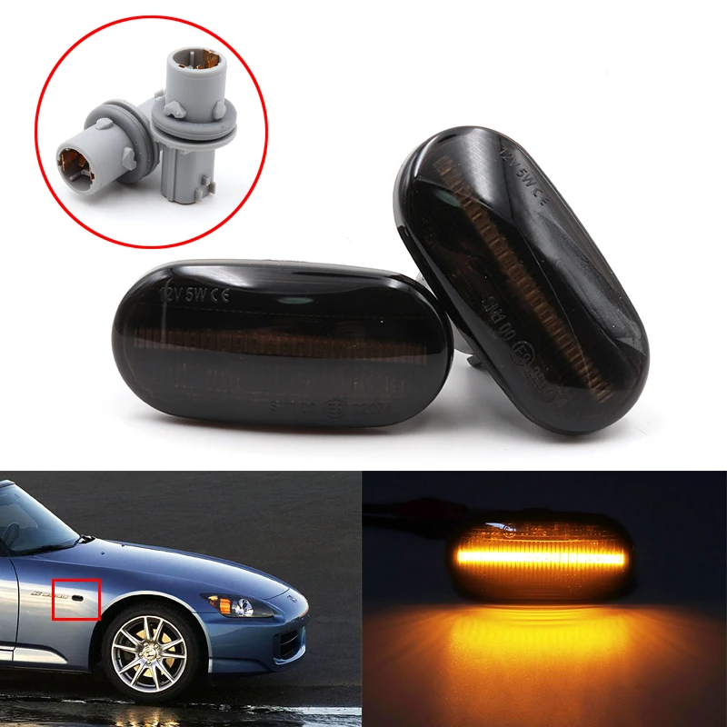Niscada 2X Side Marker Light For Honda Civic 92-05 Del Sol 92-97 S2000 2000-2009 Acura Integra Car LED Amber Signal Light
Niscada 2X Side Marker Light For Honda Civic 92-05 Del Sol 92-97 S2000 2000-2009 Acura Integra Car LED Amber Signal Light