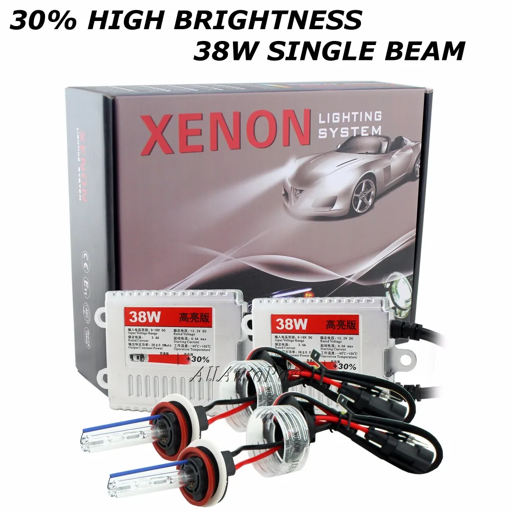 +30% high bright Xenon Hid Conversion Kit 38W H7 H8 H10 H11 H9 9005 9006 HB3 HB4 Lamp for Car Headlight bulbs 3000k 4300k 8000k
+30% high bright Xenon Hid Conversion Kit 38W H7 H8 H10 H11 H9 9005 9006 HB3 HB4 Lamp for Car Headlight bulbs 3000k 4300k 8000k