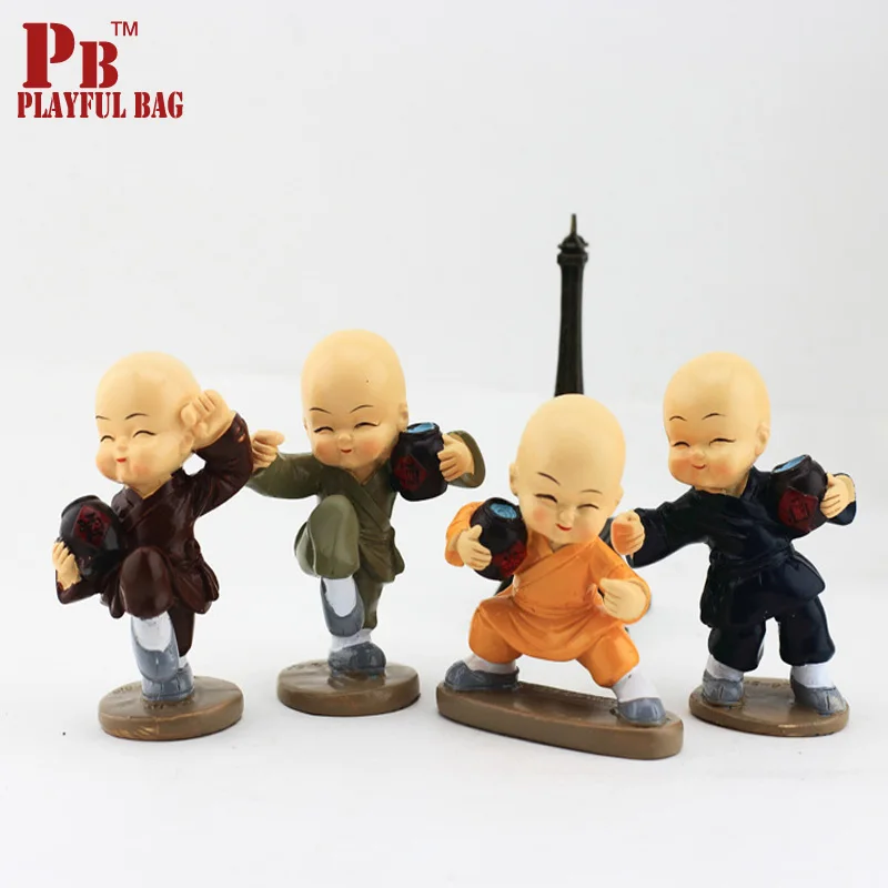 PB Playful bag 4pcs Chinese kungfu shaolin temple monk drunken master mini toy action figure resin for children's best gift.
PB Playful bag 4pcs Chinese kungfu shaolin temple monk drunken master mini toy action figure resin for children's best gift.