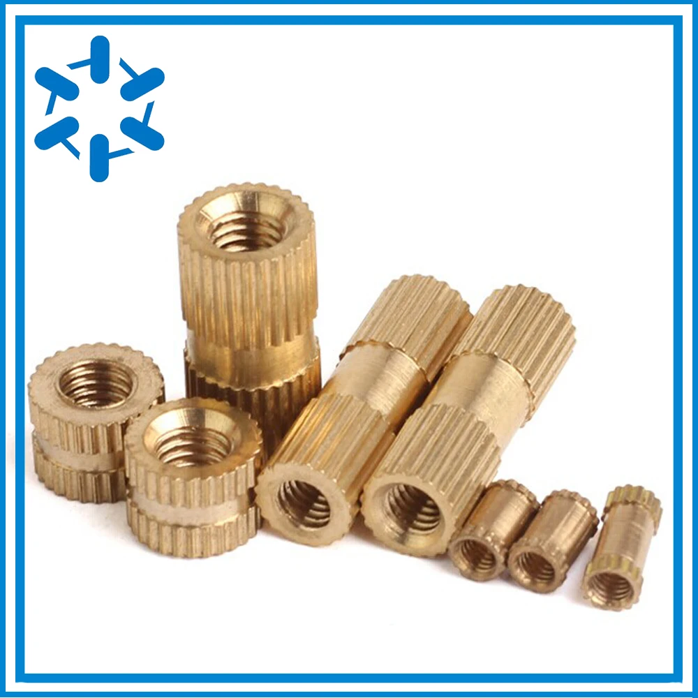 50pcs/lot M6/M8/M10 (d*L*D) Through-hole brass insert nut / knurled nut / round nut for injection moulding
50pcs/lot M6/M8/M10 (d*L*D) Through-hole brass insert nut / knurled nut / round nut for injection moulding