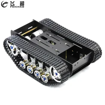 Robot Tank Chassis Handmade DIY Kit Light Shock Absorbed Damping Balance Tank Robot Chassis for Arduino Acessory
Robot Tank Chassis Handmade DIY Kit Light Shock Absorbed Damping Balance Tank Robot Chassis for Arduino Acessory
