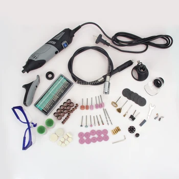170W Variable Speed Dremel Style Rotary Tool Mini Drill Grinding Machine Power Tools With Cutting Guide Accessories Set
170W Variable Speed Dremel Style Rotary Tool Mini Drill Grinding Machine Power Tools With Cutting Guide Accessories Set