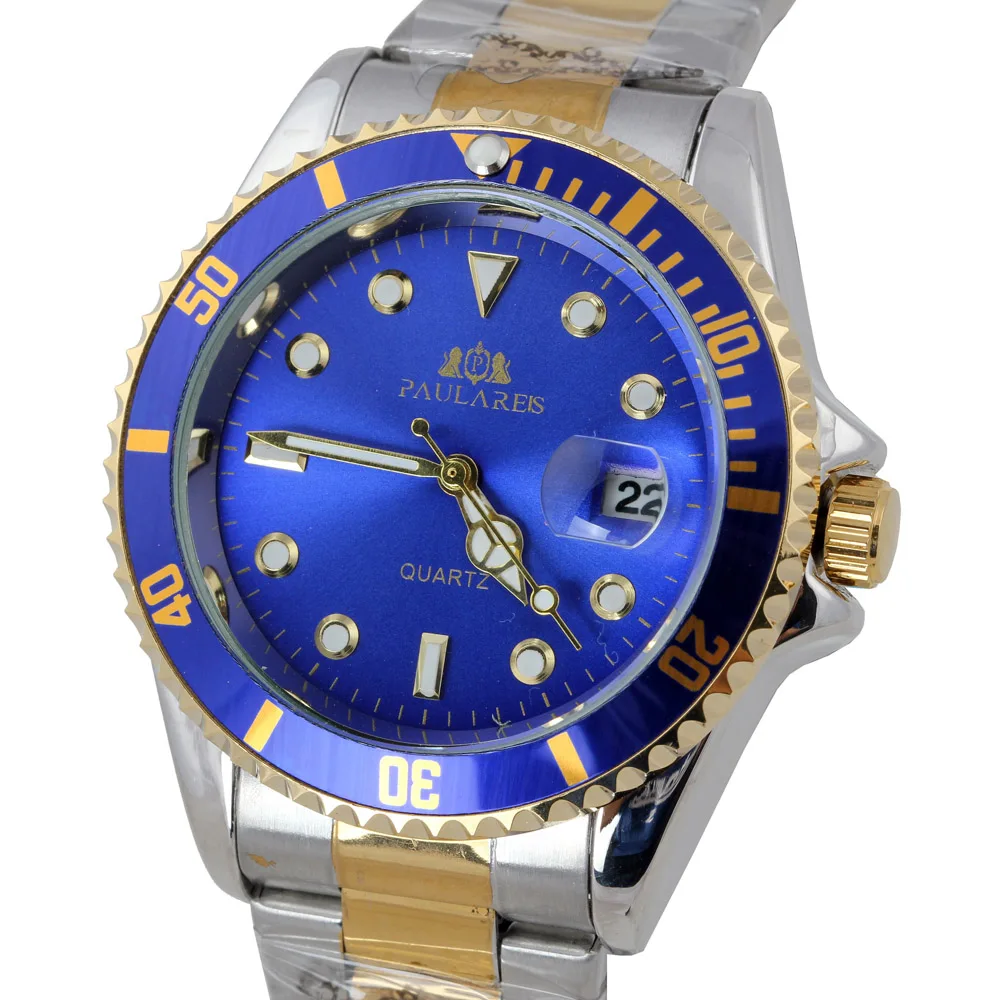 Luxury Japan Quartz Stainnless Steel Band Simple Business Blue Black Green Red Dial Gold Silver 2 Tones Date Men Watch
Luxury Japan Quartz Stainnless Steel Band Simple Business Blue Black Green Red Dial Gold Silver 2 Tones Date Men Watch