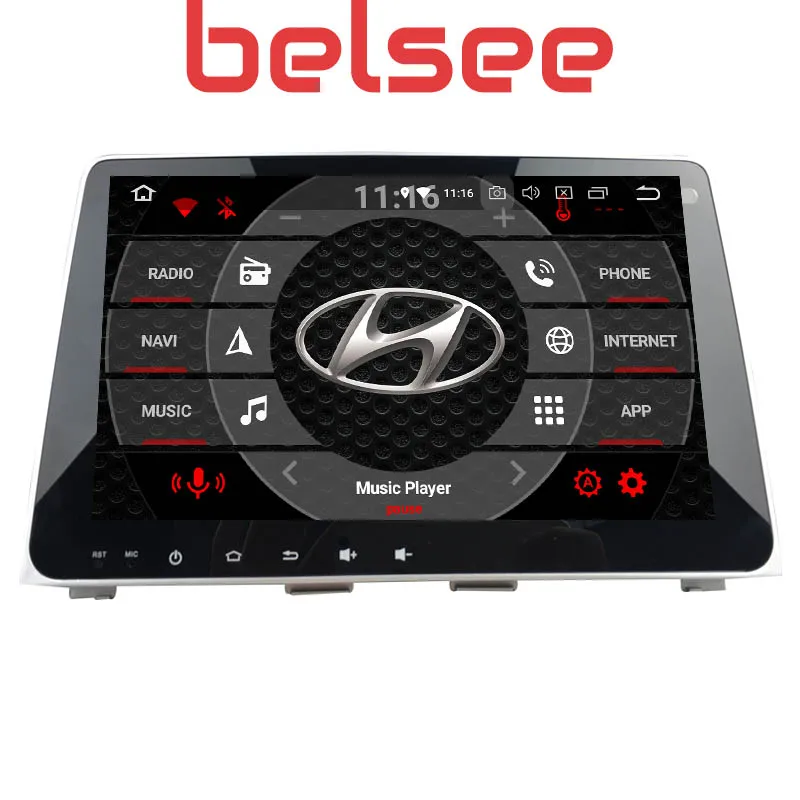 Автомагнитола Belsee для Hyundai Sonata 2018 9 " Android 0 восьмиядерный процессор PX5 озу 4 гб