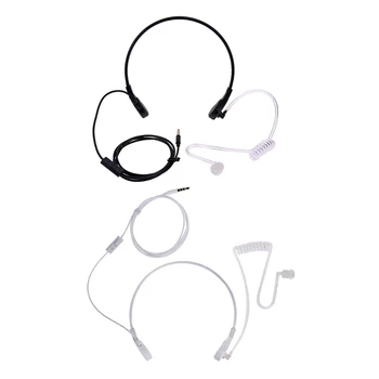 The phone's throat-controlled air duct headset is suitable for the iPhone's 3.5mm throat MIC concealed headset the FBI headset
The phone's throat-controlled air duct headset is suitable for the iPhone's 3.5mm throat MIC concealed headset the FBI headset