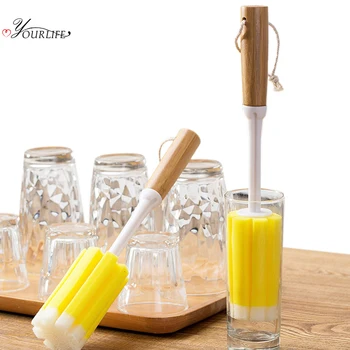 OYOURLIFE Natural Bamboo Long Handle Cup Brush Glass Cup Milk Bottle Teapot Cleaner Scrubber Sponge Brush Kitchen Cleaning Tool
OYOURLIFE Natural Bamboo Long Handle Cup Brush Glass Cup Milk Bottle Teapot Cleaner Scrubber Sponge Brush Kitchen Cleaning Tool