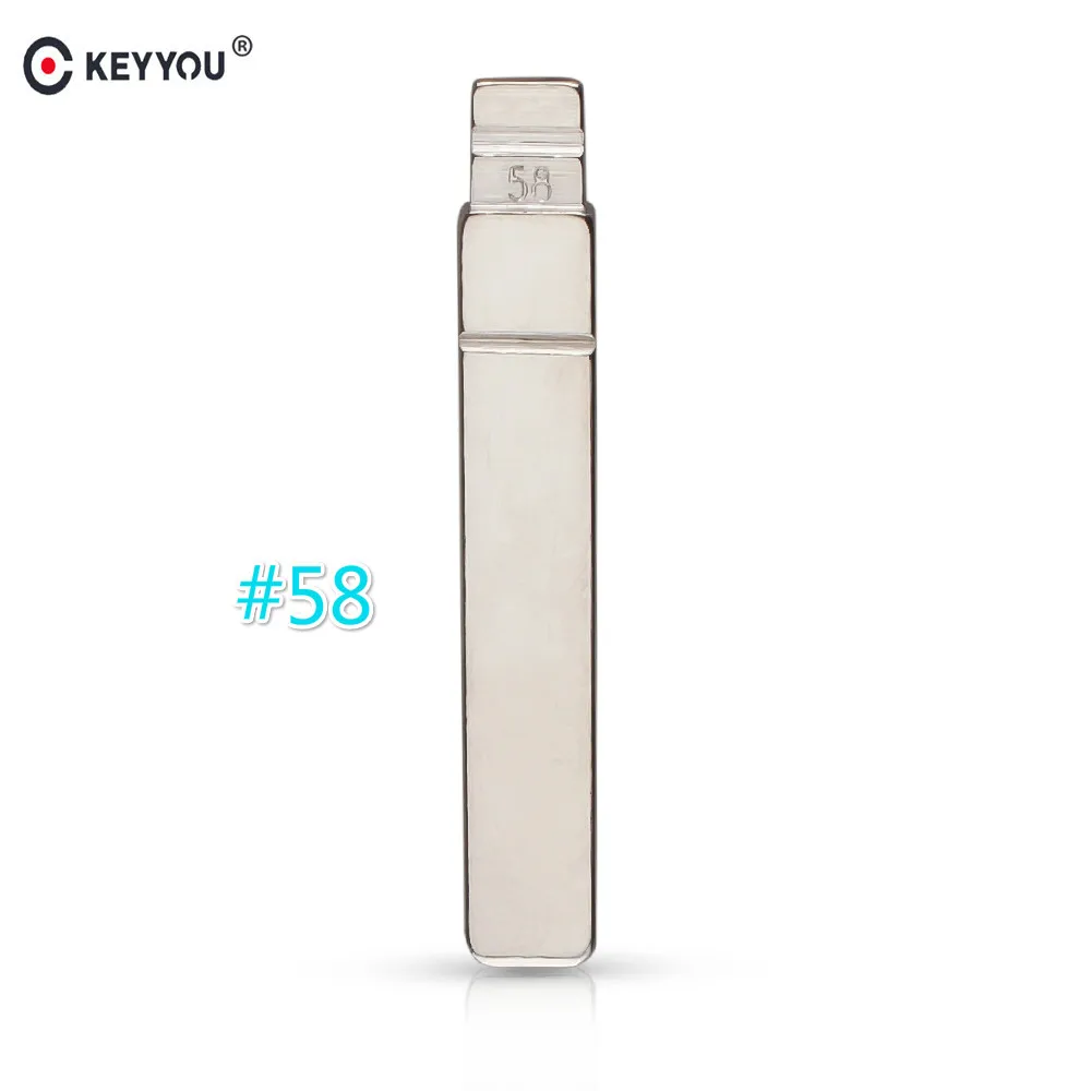 KEYYOU 10 pcs/lot Universal Uncut Flip KD Remote Key Blade VA2 Without Blade Type #58 for Citroen for Peugeot NO. 58
KEYYOU 10 pcs/lot Universal Uncut Flip KD Remote Key Blade VA2 Without Blade Type #58 for Citroen for Peugeot NO. 58