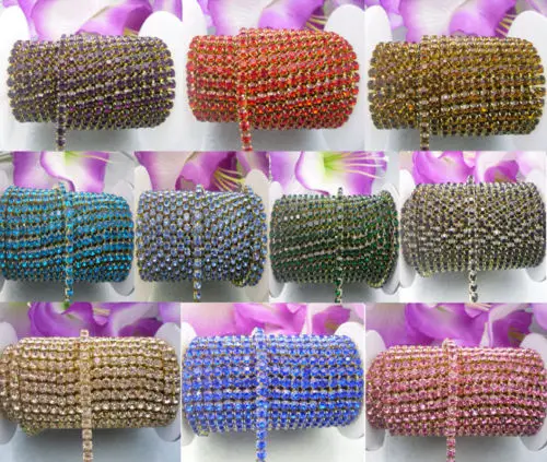 SS16 fashion Applique 4mm colorful glass crystal rhinestone compact gold metal cup claw clothing wedding decorations chain 1yard
SS16 fashion Applique 4mm colorful glass crystal rhinestone compact gold metal cup claw clothing wedding decorations chain 1yard