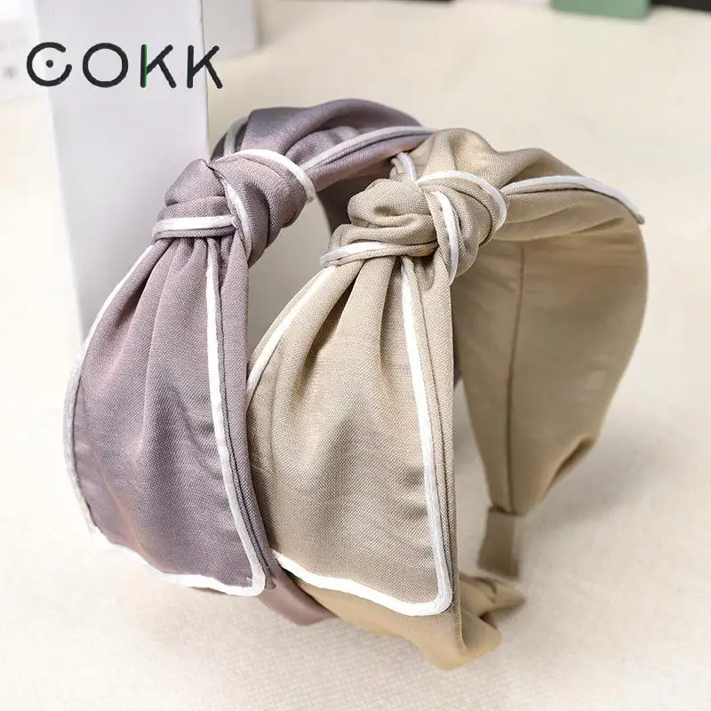 COKK New Fashion Cotton Hairband Bow Knotted Hair Band Hair Band Headband Turban Hair Accessories For Women Headwrap Headwear
COKK New Fashion Cotton Hairband Bow Knotted Hair Band Hair Band Headband Turban Hair Accessories For Women Headwrap Headwear