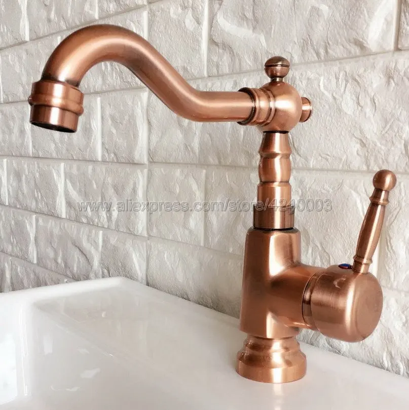 Antique Red Copper Deck Mount Bathroom Faucet Vanity Vessel Sinks Mixer Tap Cold And Hot Water Tap Knf395
Antique Red Copper Deck Mount Bathroom Faucet Vanity Vessel Sinks Mixer Tap Cold And Hot Water Tap Knf395