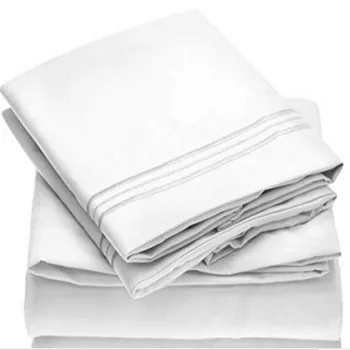 White Bedding Set Queen size Bed sheets Solid color Flat Sheet+Fitted Sheet+Pillowcase Bed Linens
White Bedding Set Queen size Bed sheets Solid color Flat Sheet+Fitted Sheet+Pillowcase Bed Linens