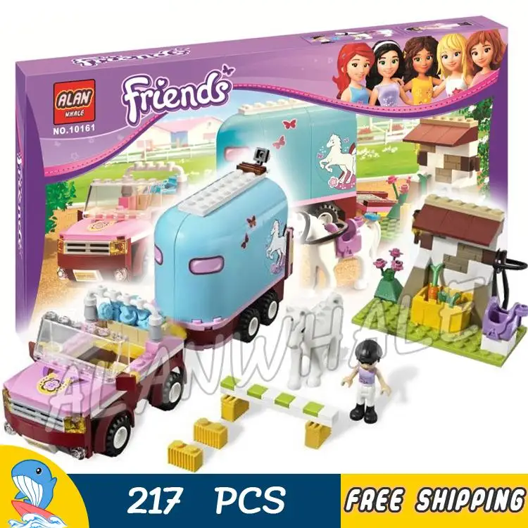 217pcs Friends Heartlake City Emmas Horse Trailer 10161 Figure Building Blocks Lovely Children Toys Compatible With LegoING
217pcs Friends Heartlake City Emmas Horse Trailer 10161 Figure Building Blocks Lovely Children Toys Compatible With LegoING
