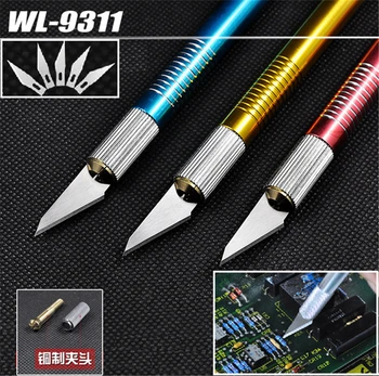 6 Blades Art Knifes Wood Carving Tools Razor Hobby Leather Fruit Food Craft Sculpture Engraving Scalpel DIY Cutting PCB Repair
6 Blades Art Knifes Wood Carving Tools Razor Hobby Leather Fruit Food Craft Sculpture Engraving Scalpel DIY Cutting PCB Repair