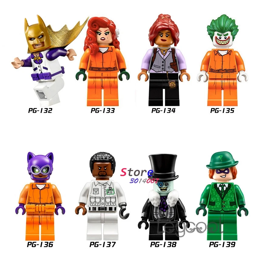 1PCS model building blocks superhero Batman Prison Poison Ivy Joker Catwoman Aaron Cash Penguin Riddler toys for children gift
1PCS model building blocks superhero Batman Prison Poison Ivy Joker Catwoman Aaron Cash Penguin Riddler toys for children gift