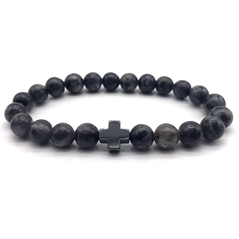 Men Cross Bracelet 2019 Fashion New Beaded Bracelet Men Classic Simple Stone Bead Charm Bracelet For Men Jewelry Gift
Men Cross Bracelet 2019 Fashion New Beaded Bracelet Men Classic Simple Stone Bead Charm Bracelet For Men Jewelry Gift