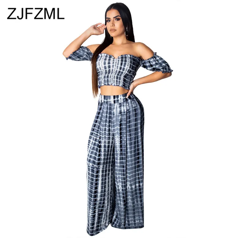 Navy Tie Dye Print Two Piece Tracksuit Women Slash Neck Short Sleeve Crop Top+Loose Wide Leg Pant Sweatsuit 2 Piece Club Outfit
Navy Tie Dye Print Two Piece Tracksuit Women Slash Neck Short Sleeve Crop Top+Loose Wide Leg Pant Sweatsuit 2 Piece Club Outfit