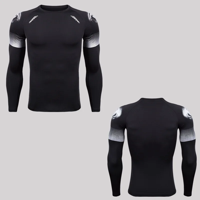 2018 Men's Training Exercise Rashgard Sports Shirts Compressed Running T-shirt Elastic Quick Dry Man Sportswear Soccer Jersey
2018 Men's Training Exercise Rashgard Sports Shirts Compressed Running T-shirt Elastic Quick Dry Man Sportswear Soccer Jersey