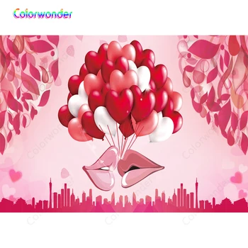 Colorwonder Valentine Photography Background Two Lips with Heart Balloons 7x5ft Pink Rose Petals Love City Backdrop for Wedding
Colorwonder Valentine Photography Background Two Lips with Heart Balloons 7x5ft Pink Rose Petals Love City Backdrop for Wedding