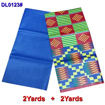 Hot Sale Ghana Kente Fabric Mix Plain Dyeing African Ankara Fabric Embossing Pattern Veritable Wax Blue Prints Fabric 2+2yards
Hot Sale Ghana Kente Fabric Mix Plain Dyeing African Ankara Fabric Embossing Pattern Veritable Wax Blue Prints Fabric 2+2yards
