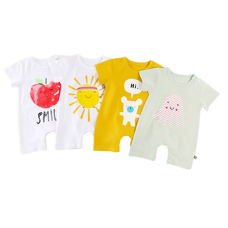 New Baby Boys Cotton Rompers Girls One-pieces Infant Summer Short Sleeve Jumpsuit Cute Animal Print New Toddlers Babies Clothing
New Baby Boys Cotton Rompers Girls One-pieces Infant Summer Short Sleeve Jumpsuit Cute Animal Print New Toddlers Babies Clothing