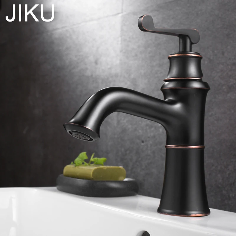 JIKU Antique Black Kitchen Copper Bathroom Faucets Basin Faucets Brass OilRubbed Bronze Faucet Bathroom Shower Hot Cold MixerTap
JIKU Antique Black Kitchen Copper Bathroom Faucets Basin Faucets Brass OilRubbed Bronze Faucet Bathroom Shower Hot Cold MixerTap