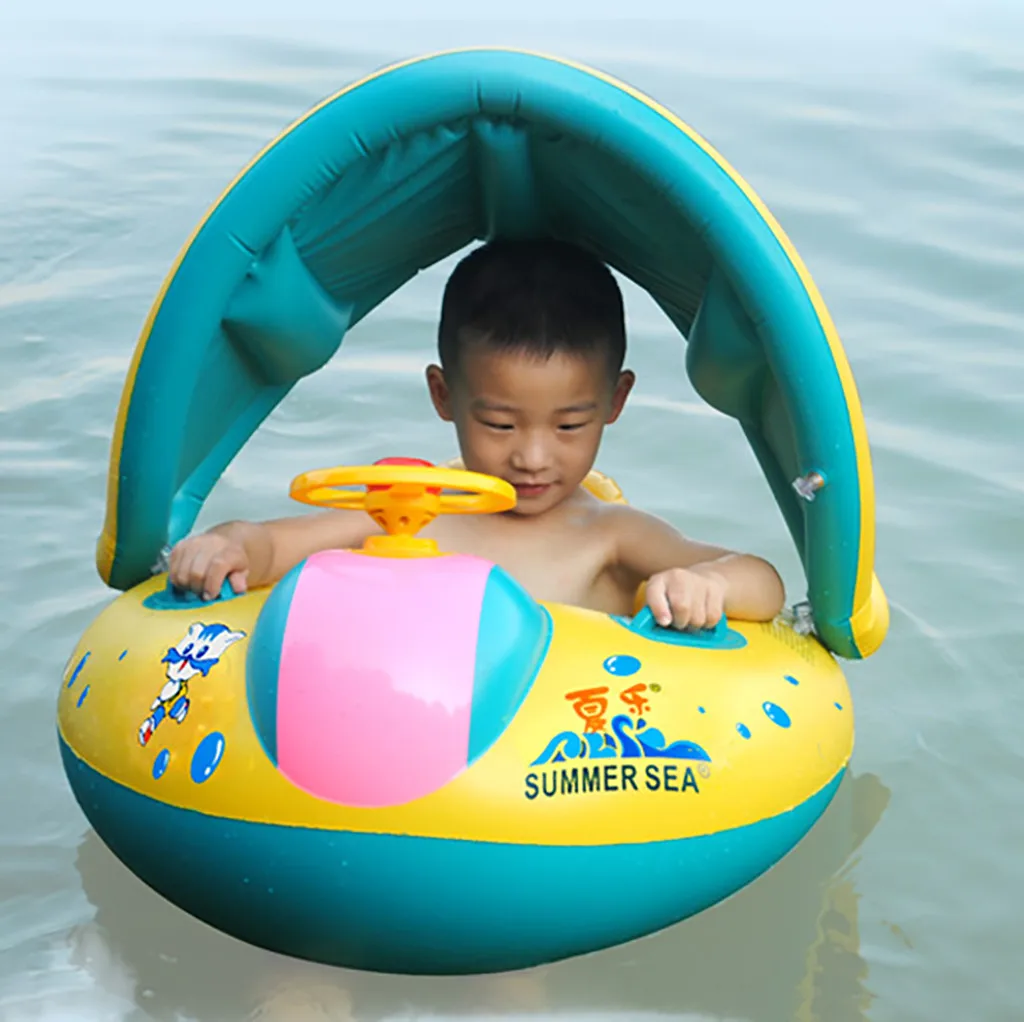 Kids Swimming Ring Yacht Portable Summer Safety Inflatable Baby Swim Pool Toy Sunshade Floating Seat Float Boat Water Toy #TX4
Kids Swimming Ring Yacht Portable Summer Safety Inflatable Baby Swim Pool Toy Sunshade Floating Seat Float Boat Water Toy #TX4