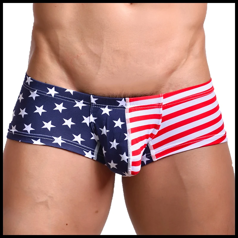 Man Underwear/WOXUAN Brand American Flag Print Male Cotton Spandex Mini Boxers Shorts/Gay Big Pouch Panties
Man Underwear/WOXUAN Brand American Flag Print Male Cotton Spandex Mini Boxers Shorts/Gay Big Pouch Panties