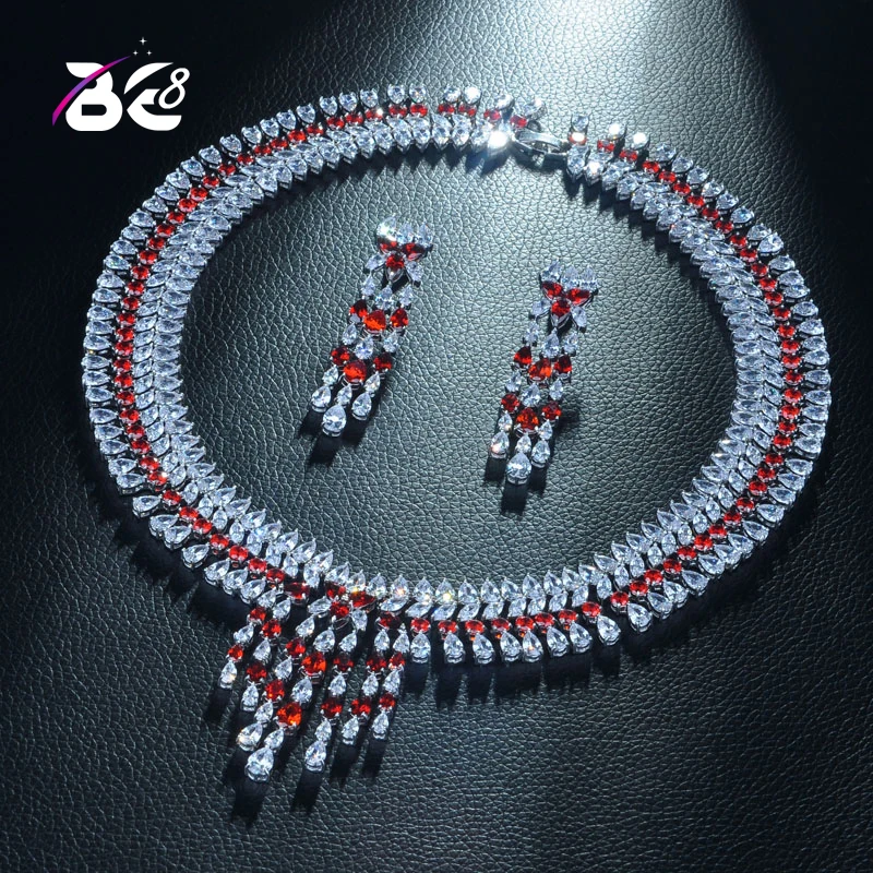 Be 8 Newest Sparking Brilliant AAA CZ Water Drop Design Necklace Earrings Wedding Bridal Jewelry Sets Dress Accessories S340
Be 8 Newest Sparking Brilliant AAA CZ Water Drop Design Necklace Earrings Wedding Bridal Jewelry Sets Dress Accessories S340