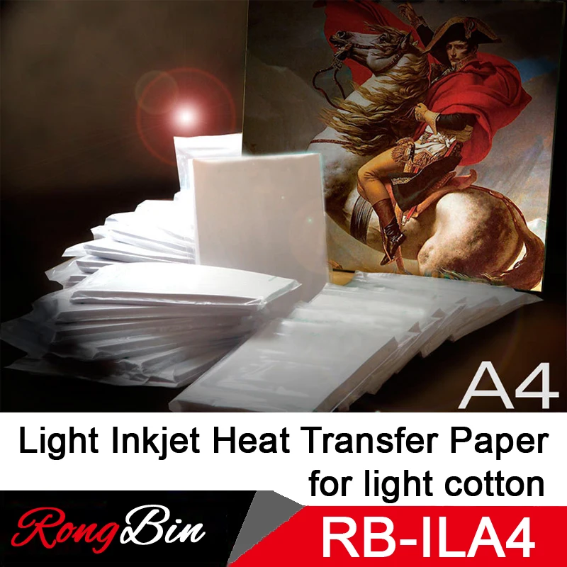 80 Sheets Sublimation Machine A4 Inkjet Light Transfer Paper Heat Press for White Cotton T-Shirt Light Cotton Fabric
80 Sheets Sublimation Machine A4 Inkjet Light Transfer Paper Heat Press for White Cotton T-Shirt Light Cotton Fabric